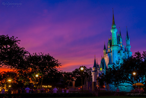 Cinderella Castle - Sunset